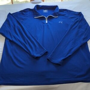 Puma Royal Blue Long-Sleeve Top